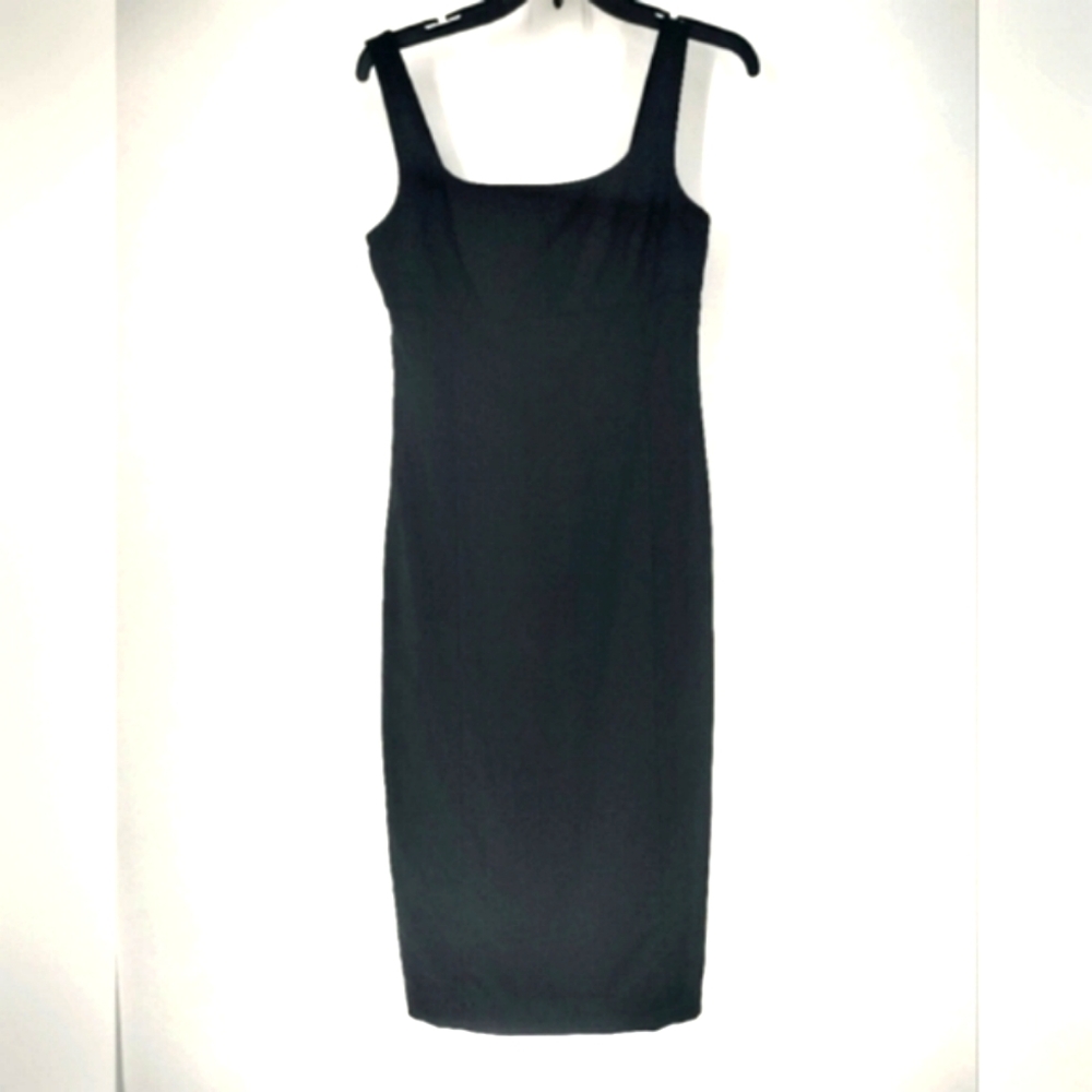Cooper ST Black Follow Me Sleeveless Midi Sheath Dress Size 4 NWT